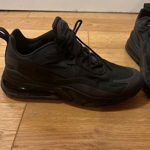 Nikes, black, worn once, size 10 women